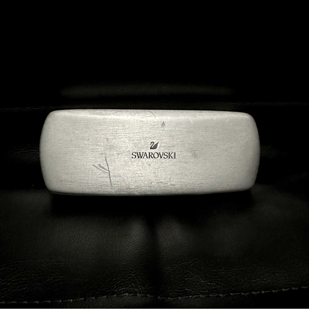 Swarovski Silver Glasses Or Sunglasses Case